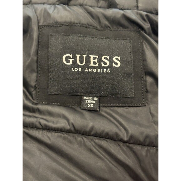 GUESS Men's Heavy Weight Hood Snorkel Jacket With Faux Fur Trim Hood Size XSmall - Picture 11 of 13